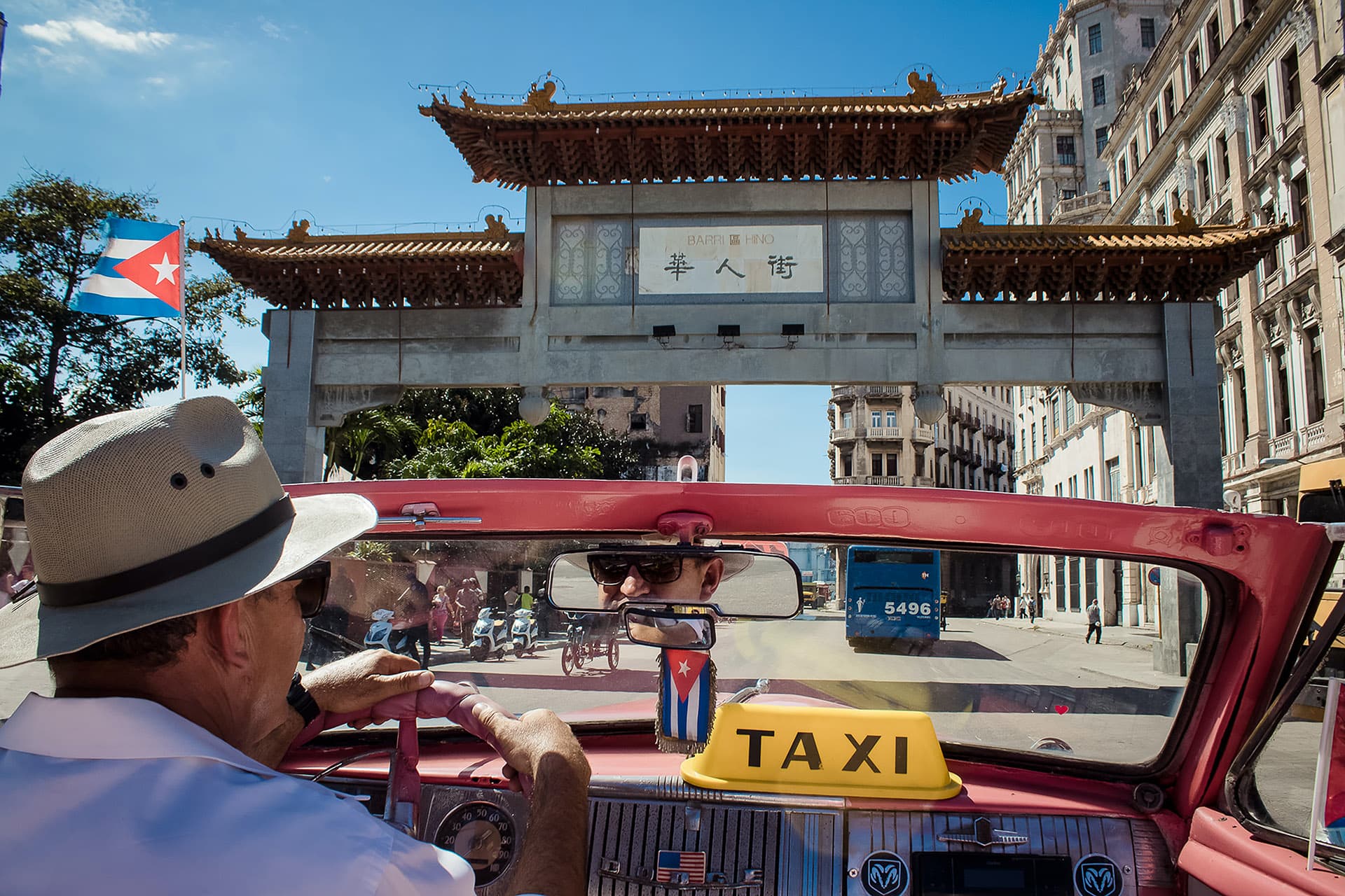 Classic convertible on a Havana street
